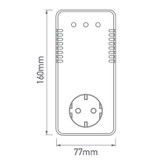 محافظ آنالوگ کولر گازی و لوازم خانگی پر مصرف گرین لاین GLP161