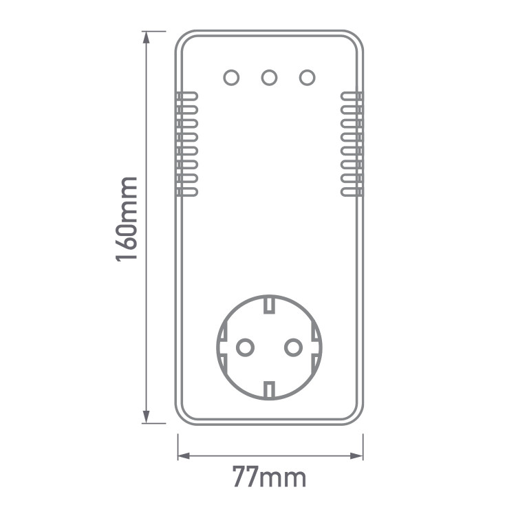 محافظ آنالوگ کولر گازی و لوازم خانگی پر مصرف گرین لاین GLP161