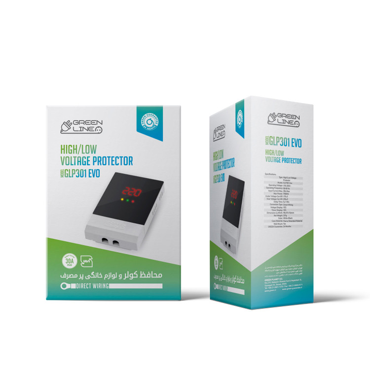 محافظ کولر و لوازم خانگی پر مصرف گرین لاین GLP301 EVO
